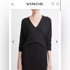 Relaxed Long-Sleeve Top size extra small